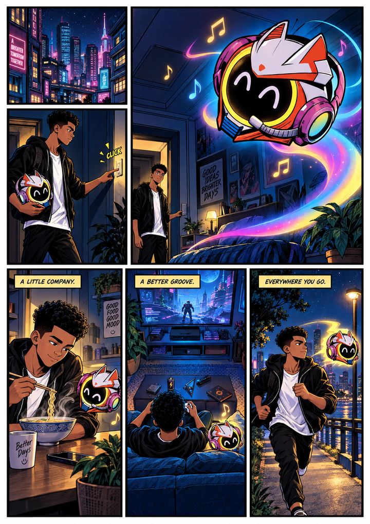 Chapter 3: Ollie joins Flando for meals, games and evening runs.