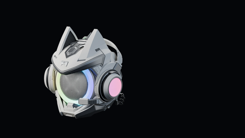 Silver OLLIE detachable figure speaker
