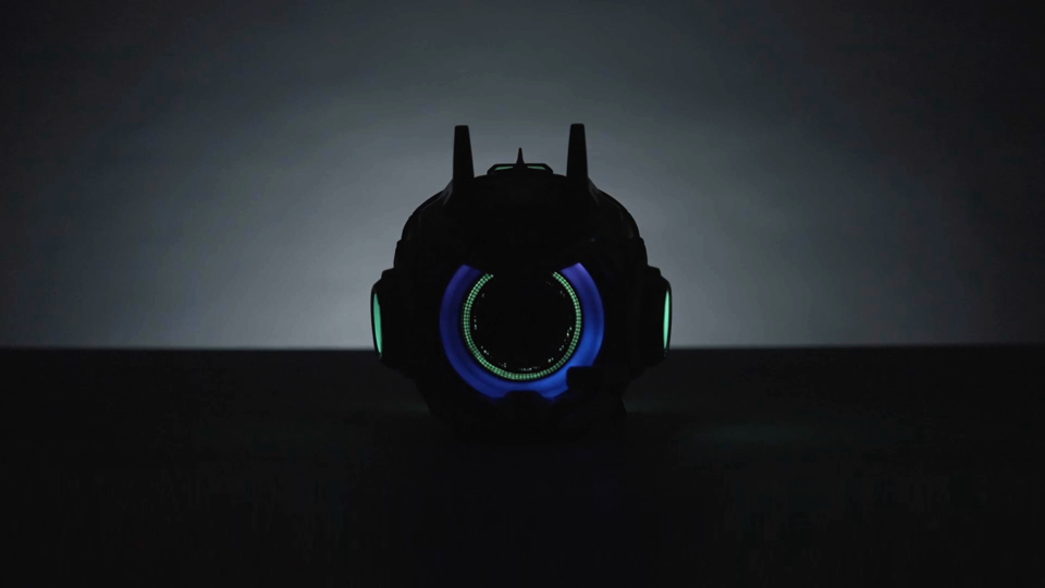 Black OLLIE speaker on a gaming desk